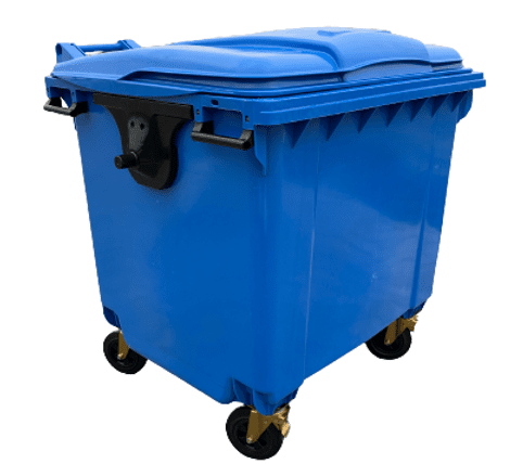 Prügikast 1100 l sinine